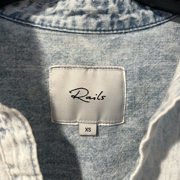Rails Sky Blue Button-Up - Picture 2 of 2